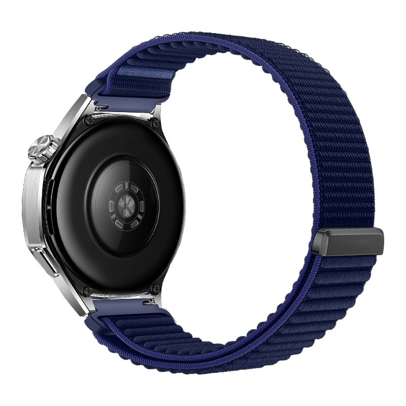 Samsung Galaxy Watch 46mm wave nylon band (donkerblauw)