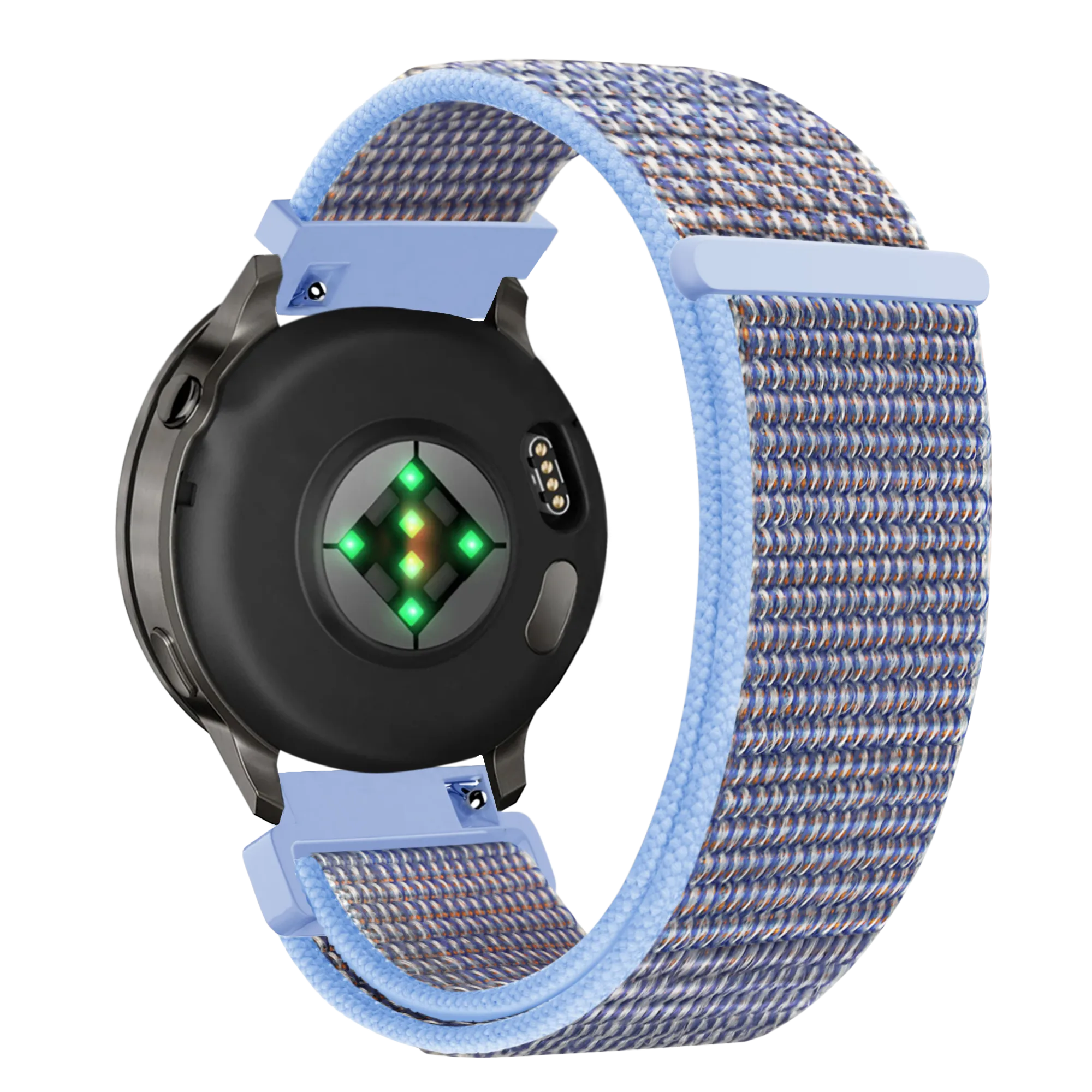 Bandz Garmin Forerunner 170 nylon loop band (azure blauw)