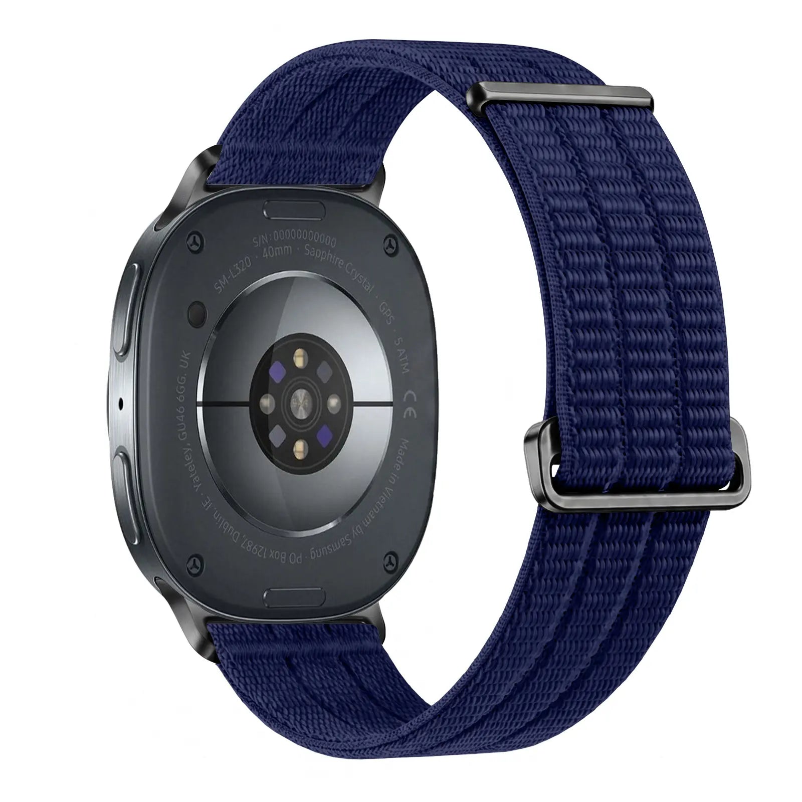Samsung Galaxy Watch 8 - 44mm nylon air band (donkerblauw)