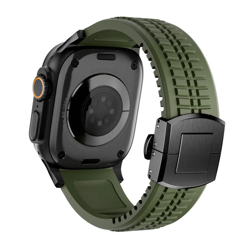 Apple Watch premium silicone band (groen)