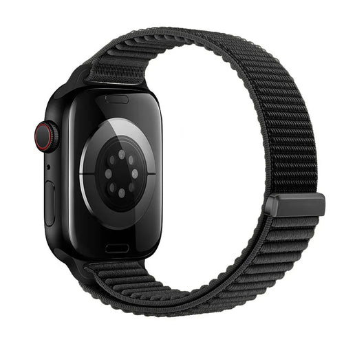 Apple Watch wave nylon band (zwart)