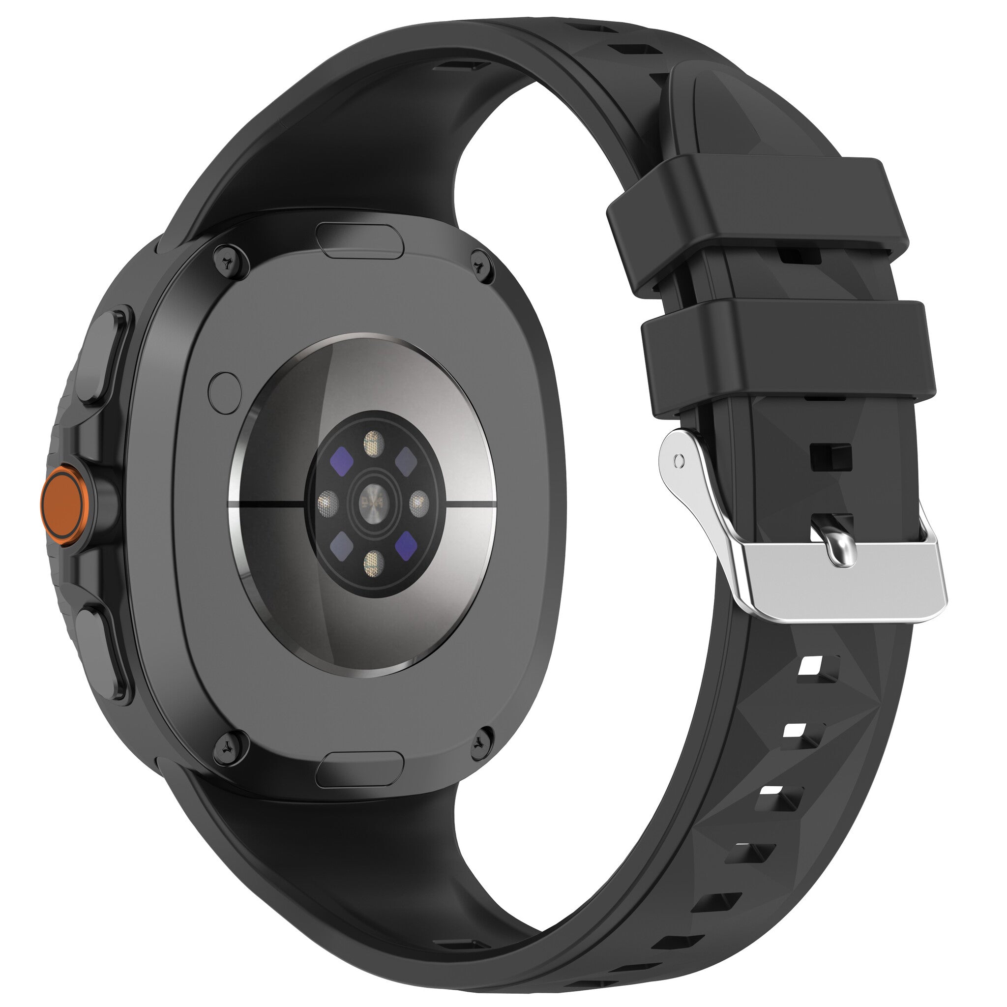 Samsung Galaxy Watch 8 - 40mm Diamond Silicone Strap (Black)