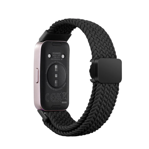 Huawei Band 10 gevlochten bandje (zwart)