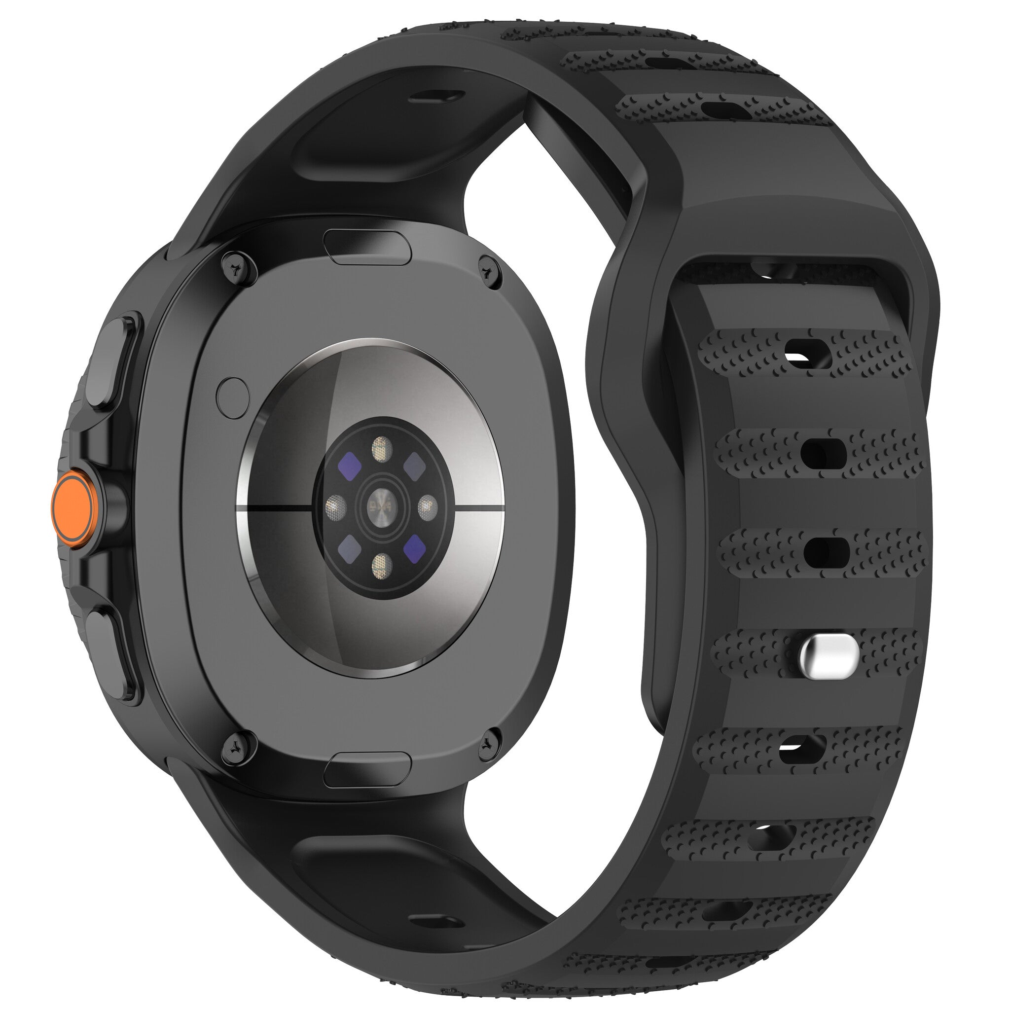 Samsung Galaxy Watch 9 - 44mm outdoor siliconen bandje (zwart)