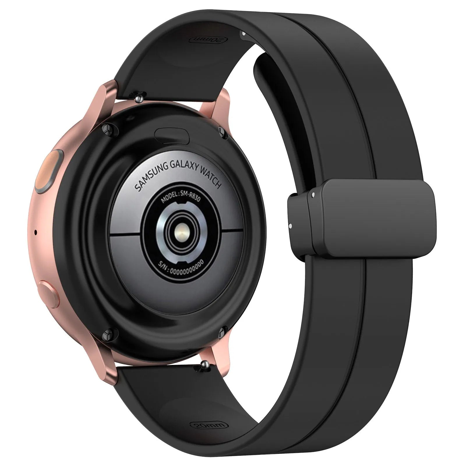 Amazfit Bip 3 (Pro) D-Buckle Silicone Strap (Black)