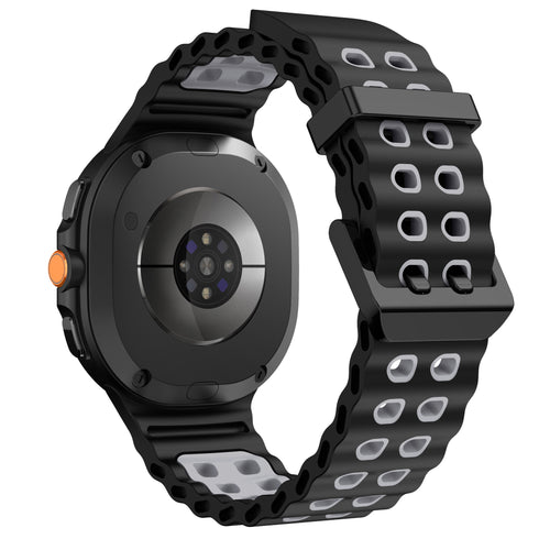 Samsung Galaxy Watch 8 - 44mm Ocean bandje (zwart/grijs)