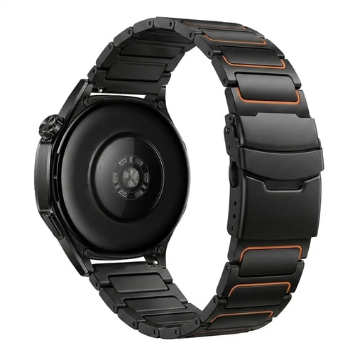 Amazfit Balance Ultra Turtle titanium band (zwart/oranje)