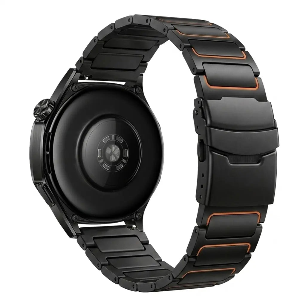 Xiaomi Watch S4 - 47mm Turtle titanium band (zwart/oranje)