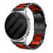 Garmin Forerunner 70 stalen band (zwart/rood)