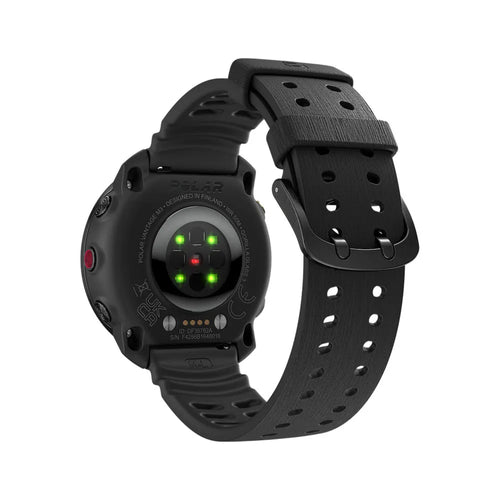 Polar Grit X2 Pro silicone grain band (zwart)