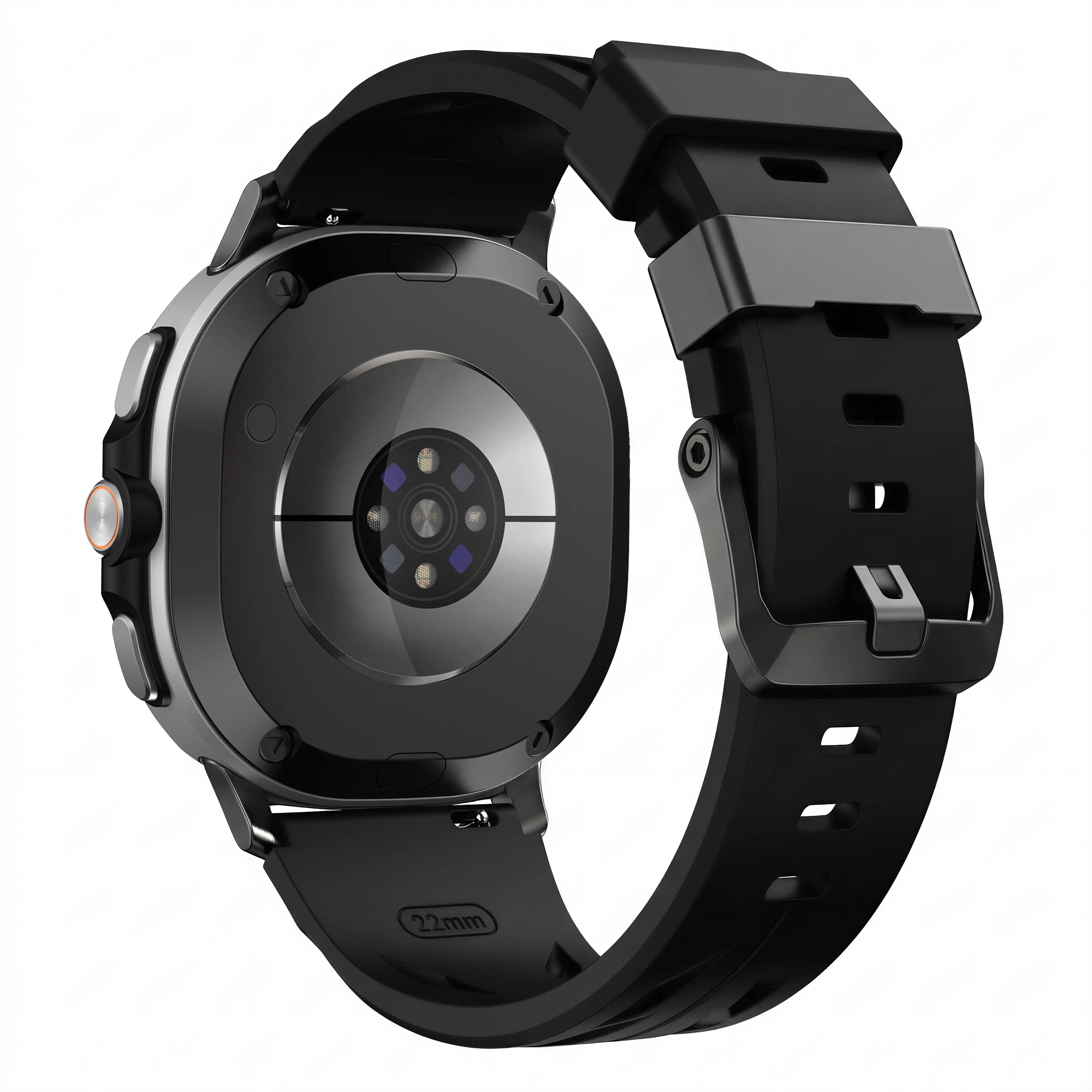 Samsung Galaxy Watch 9 - 44mm race siliconen band (zwart)