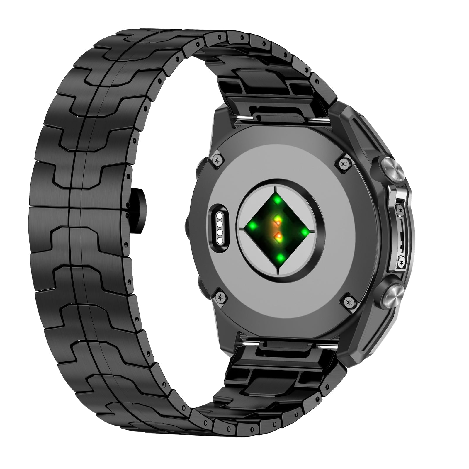 Garmin Enduro 1 / 2 / 3 stalen 'Iron' band (zwart)