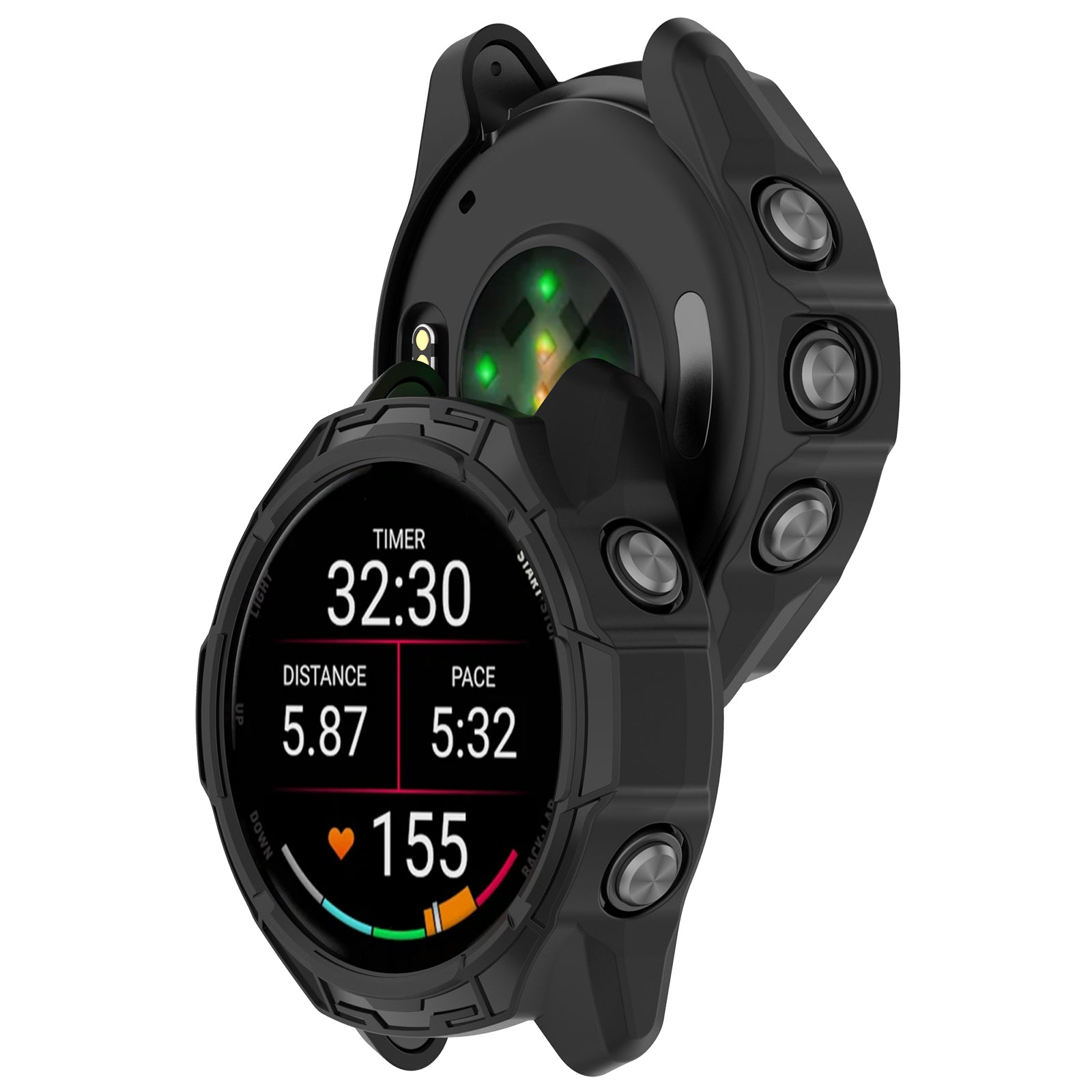 Garmin Forerunner 170 Rugged TPU case (zwart)