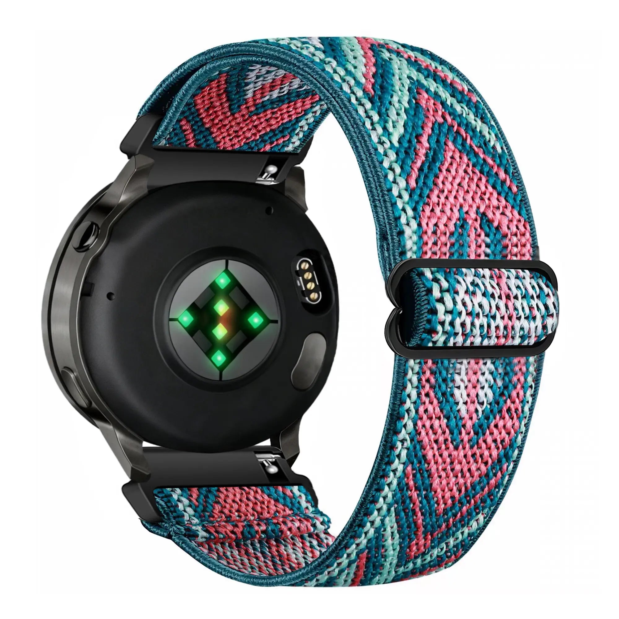 Bandz Garmin Venu 3s Elastic Nylon Strap (Blue Mix)