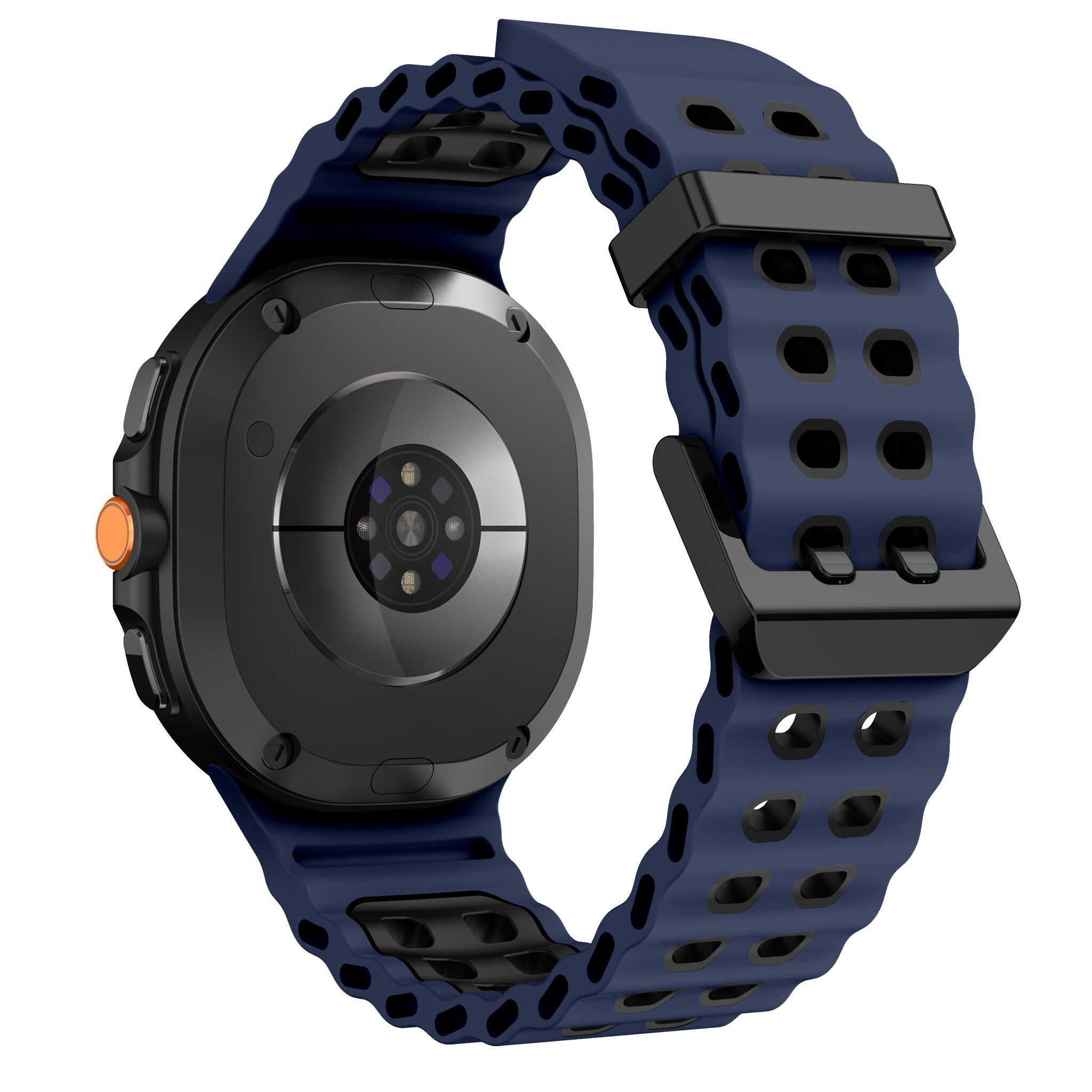 Samsung Galaxy Watch 9 - 44mm Ocean bandje (donkerblauw/zwart)
