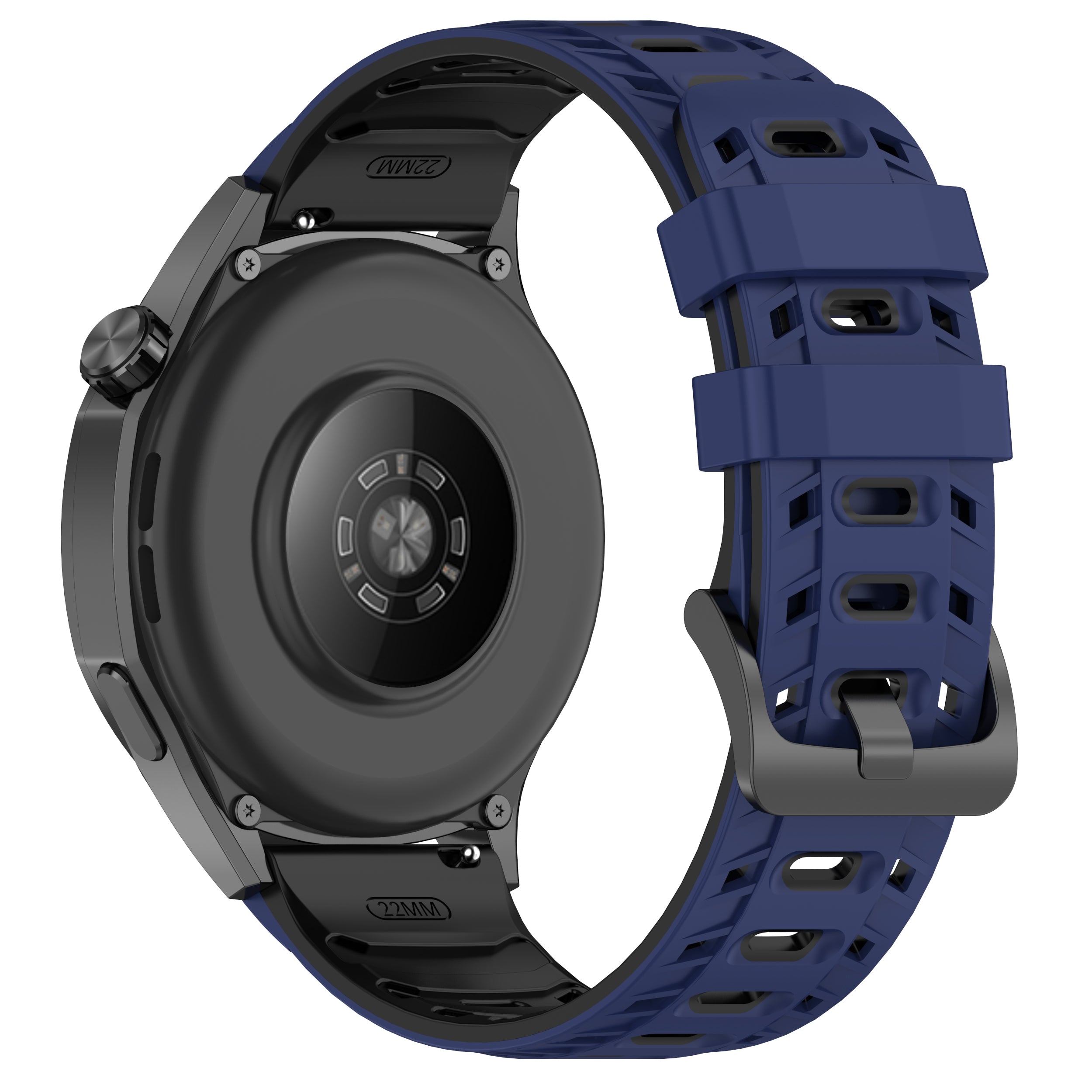 Huawei Watch 3 (Pro) mecha sport band (blauw/zwart)