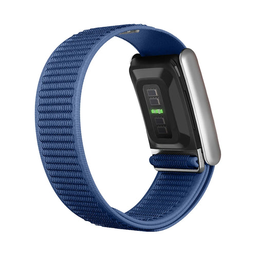 WHOOP 5.0 Nylon Hybrid Strap (Blue)