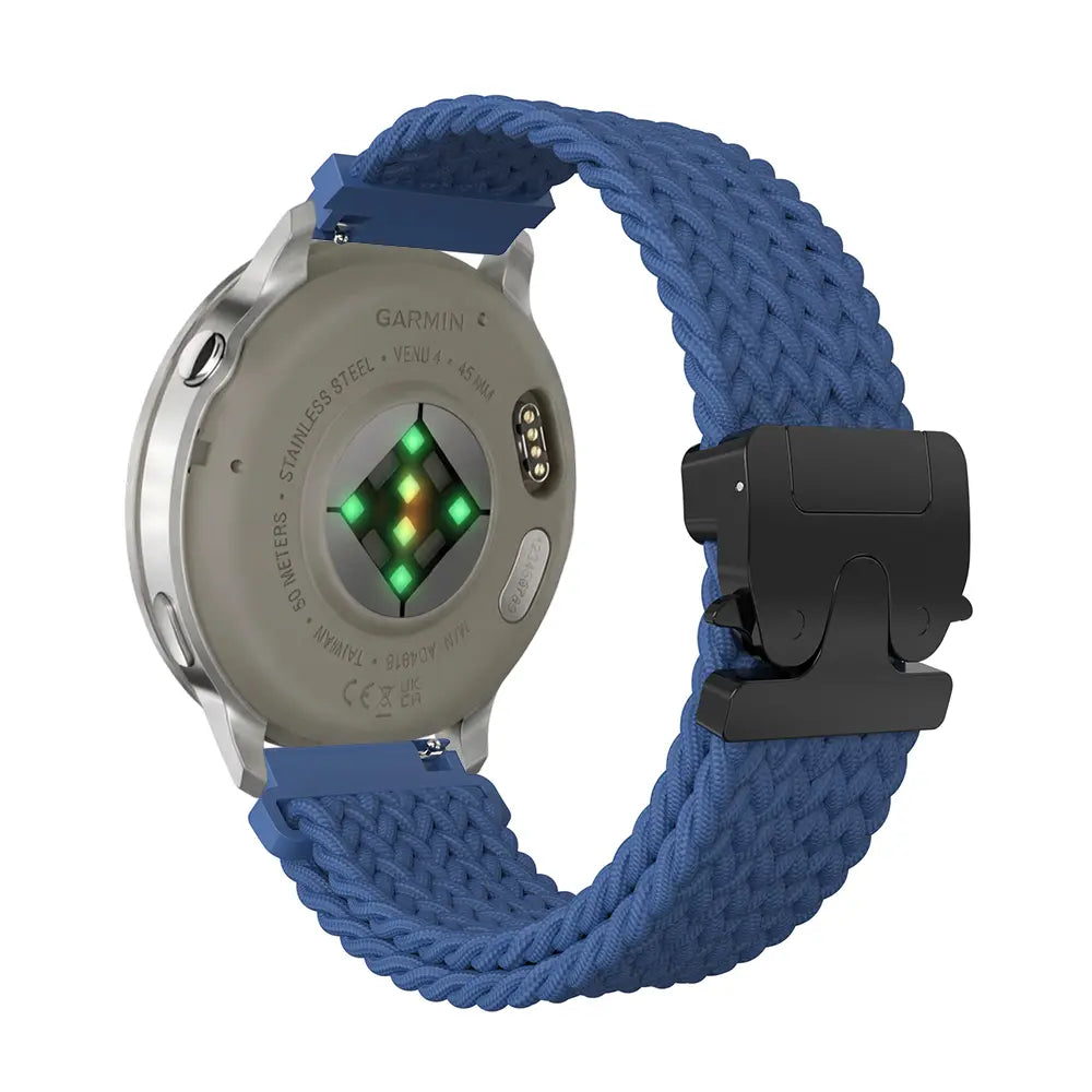 Garmin Forerunner 70 gevlochten band met P-buckle (blauw)