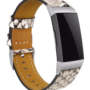 Modern Leather Strap, on a watch, 3/4 rear view