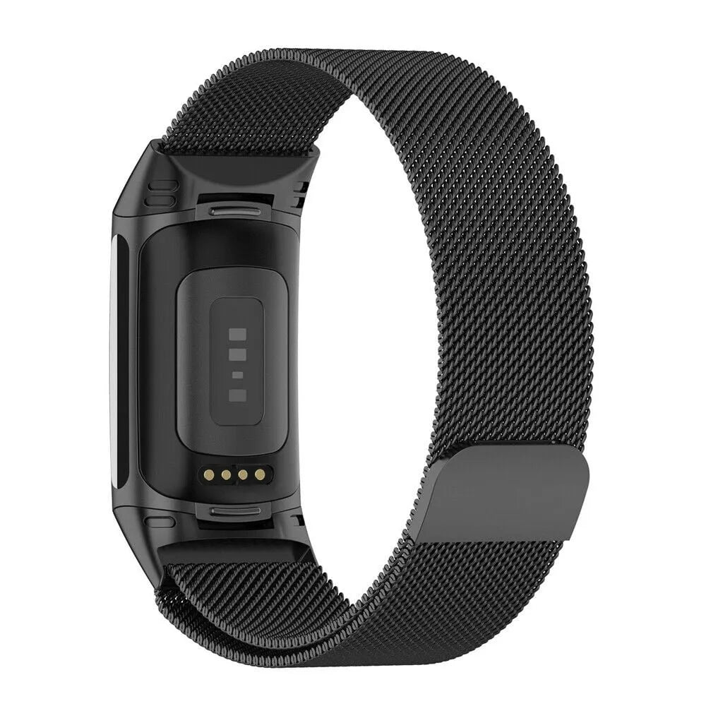 Fitbit Charge 5 Milanese band (zwart)