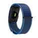 Bandz Garmin Cirqa nylon band voor biceps (duo blauw)