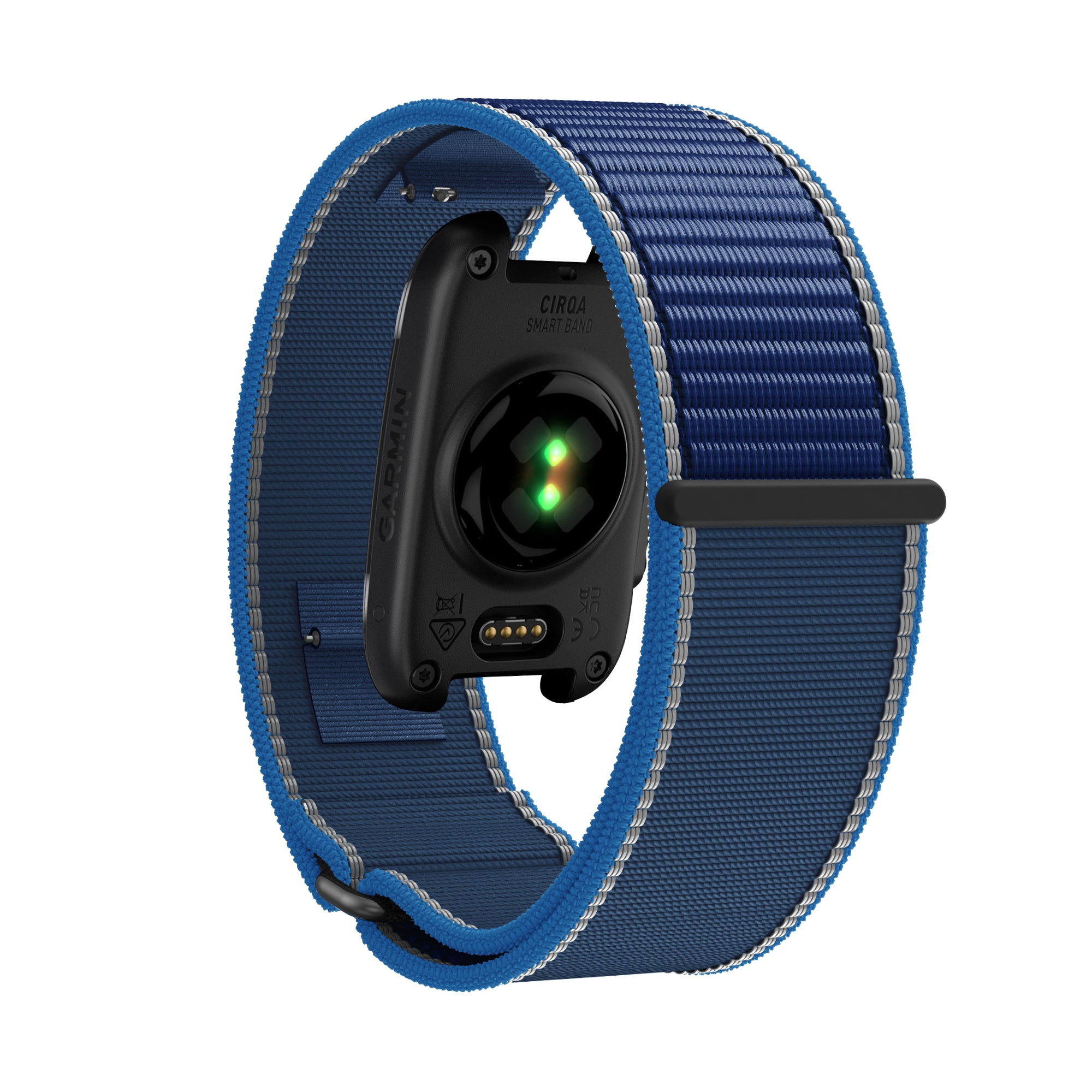 Bandz Garmin Cirqa nylon band voor biceps (duo blauw)