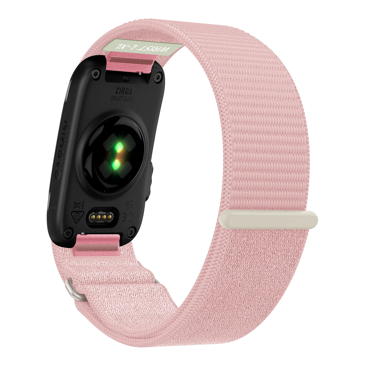 Bandz Garmin Cirqa nylon band 'Classic' (lichtroze)