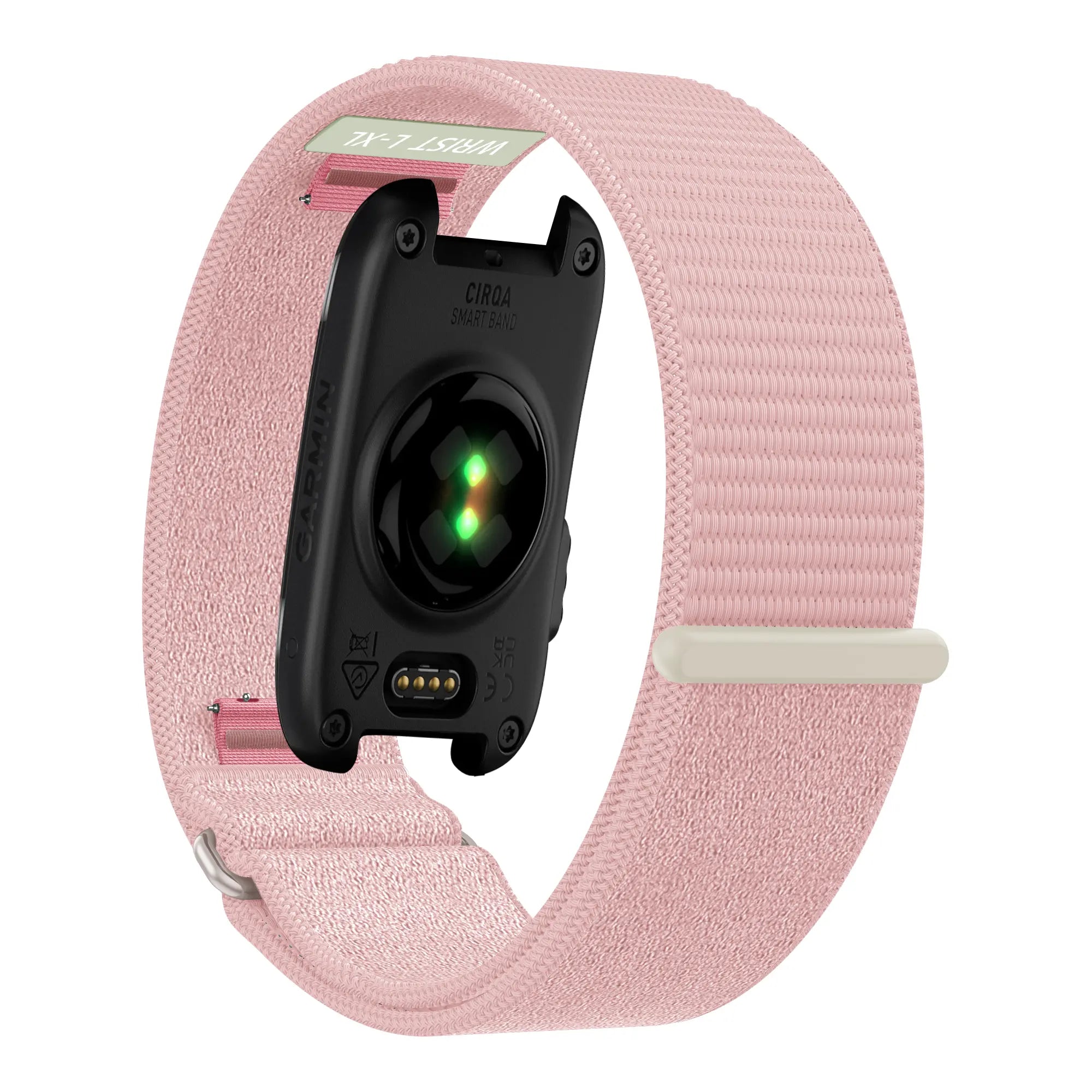 Bandz Garmin Cirqa nylon band 'Classic' (lichtroze)