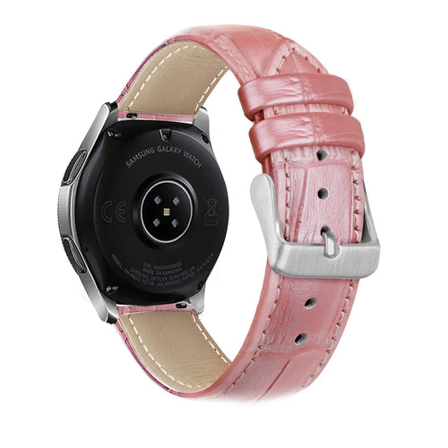 Coros Apex 42mm Crocodile Leather Grain Strap (Pink)
