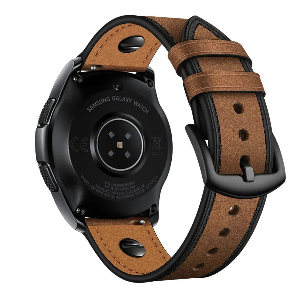 Suunto Vertical 2 Leather Strap with Screw (Dark Brown)