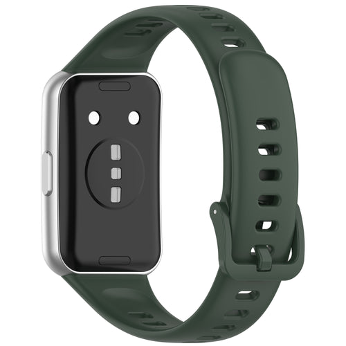 Huawei Band 11 Pro siliconen bandje (donkergroen)