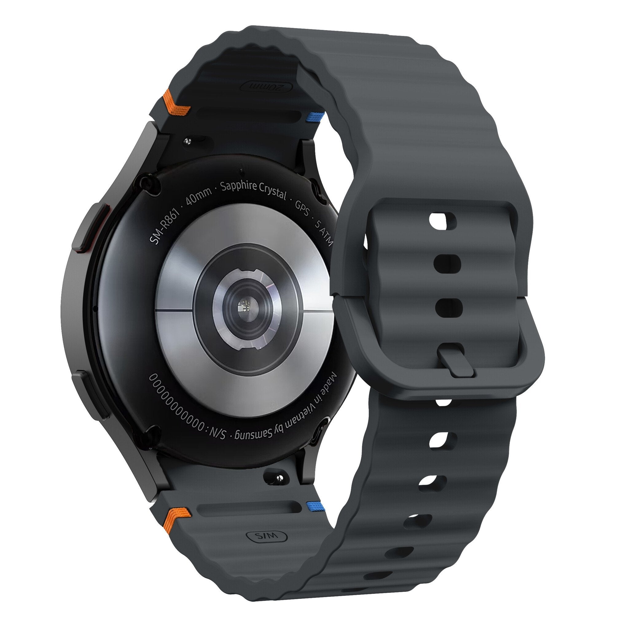 Samsung Galaxy Watch 6 Classic 43mm Wave bandje (grafiet)