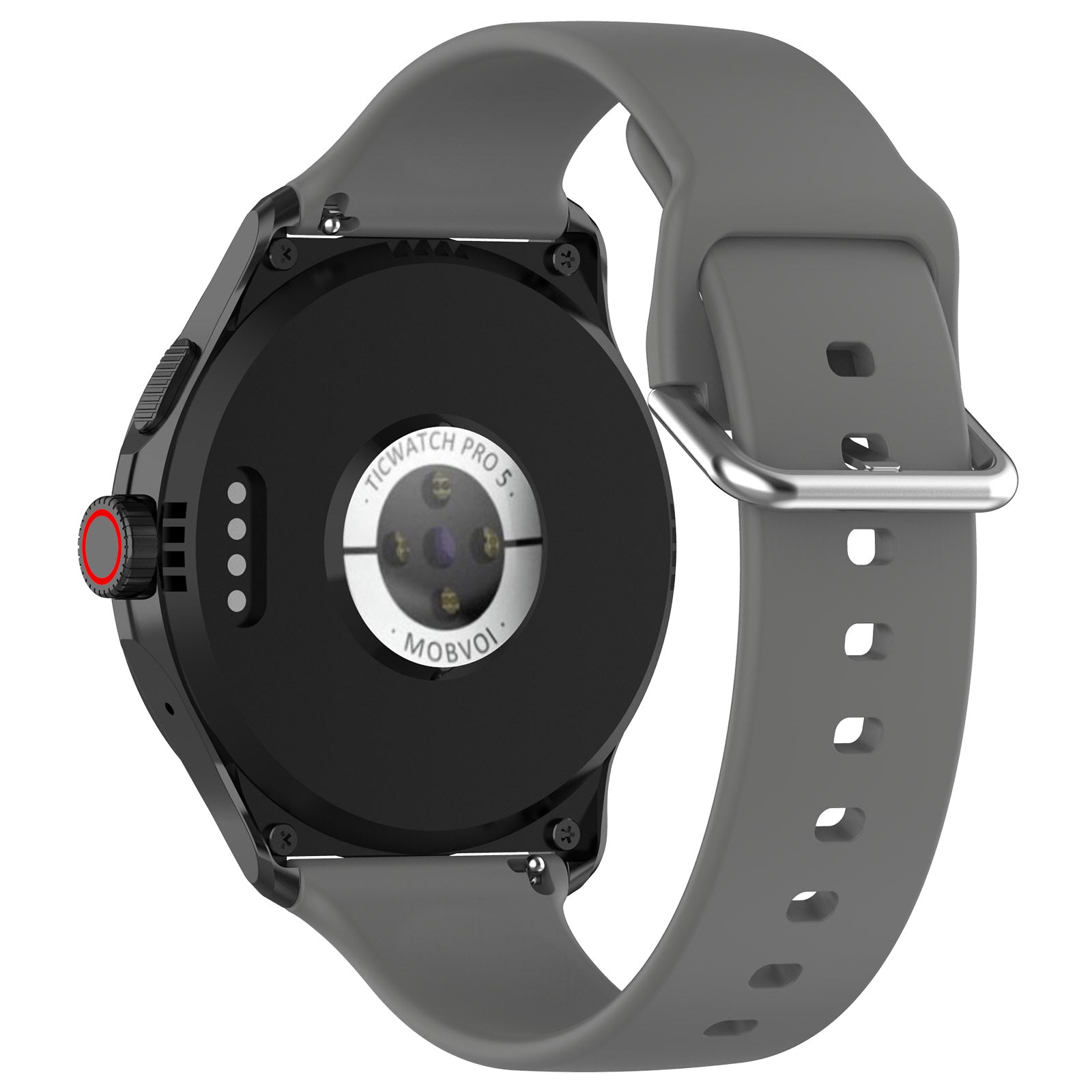 Coros Apex 4 - 46mm Silicone Buckle Strap (Dark Grey)