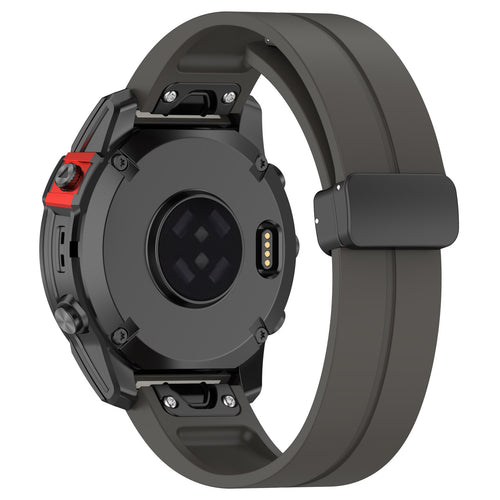 Garmin Epix Pro (Gen 2) 47mm D-Buckle Silicone Strap (Dark Grey)