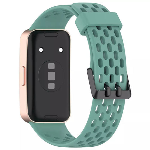 Huawei Band 8 siliconen air bandje (dennengroen)