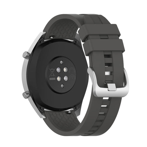 Huawei Watch GT 5 - 46mm extreme silicone band (donkergrijs)