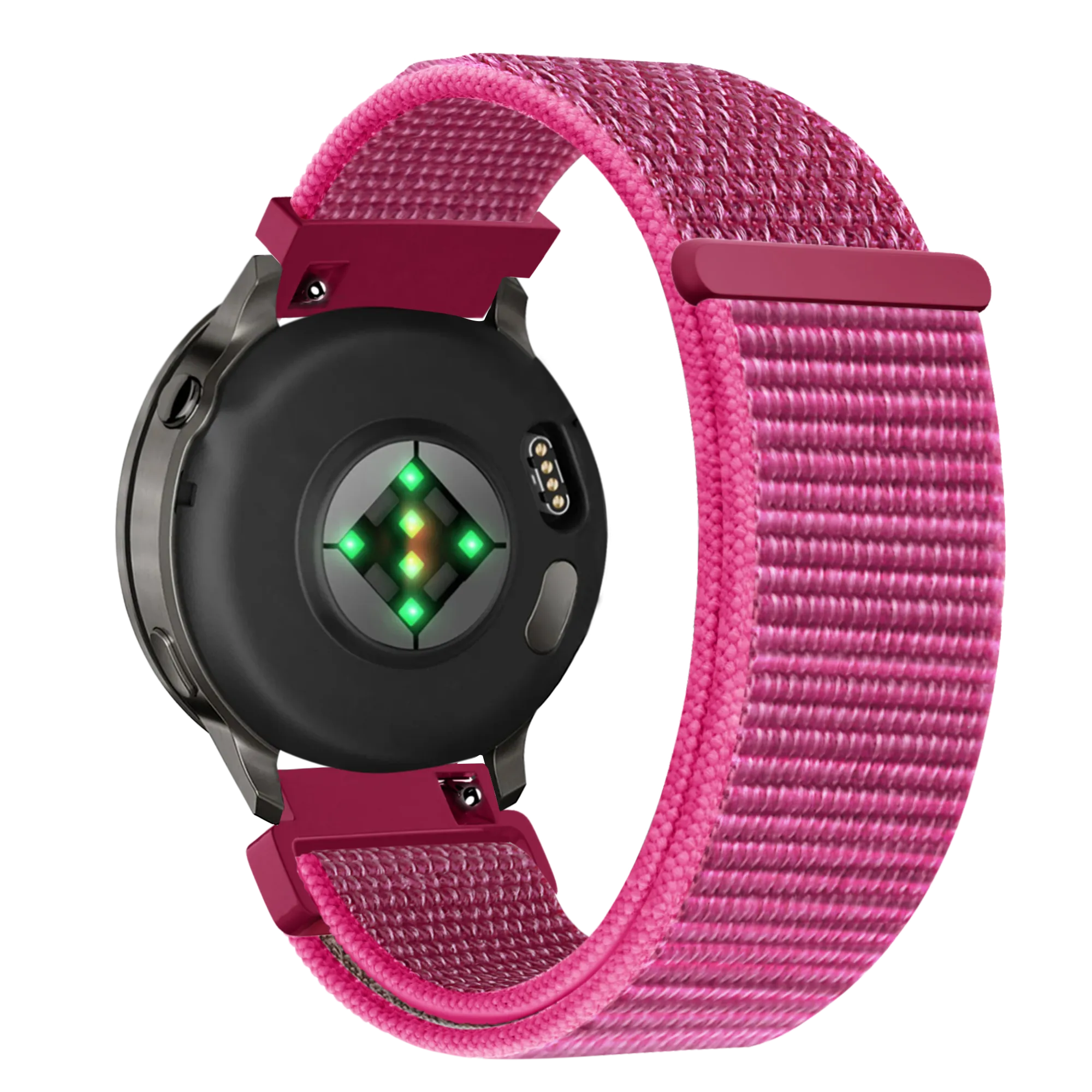 Bandz Garmin Forerunner 265s Nylon Loop Strap (Dragonfruit)