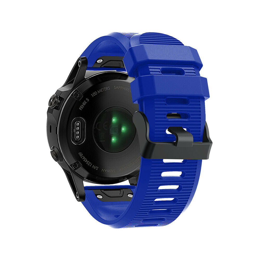 Garmin Fenix 8 Pro - 51mm siliconen bandje (blauw)