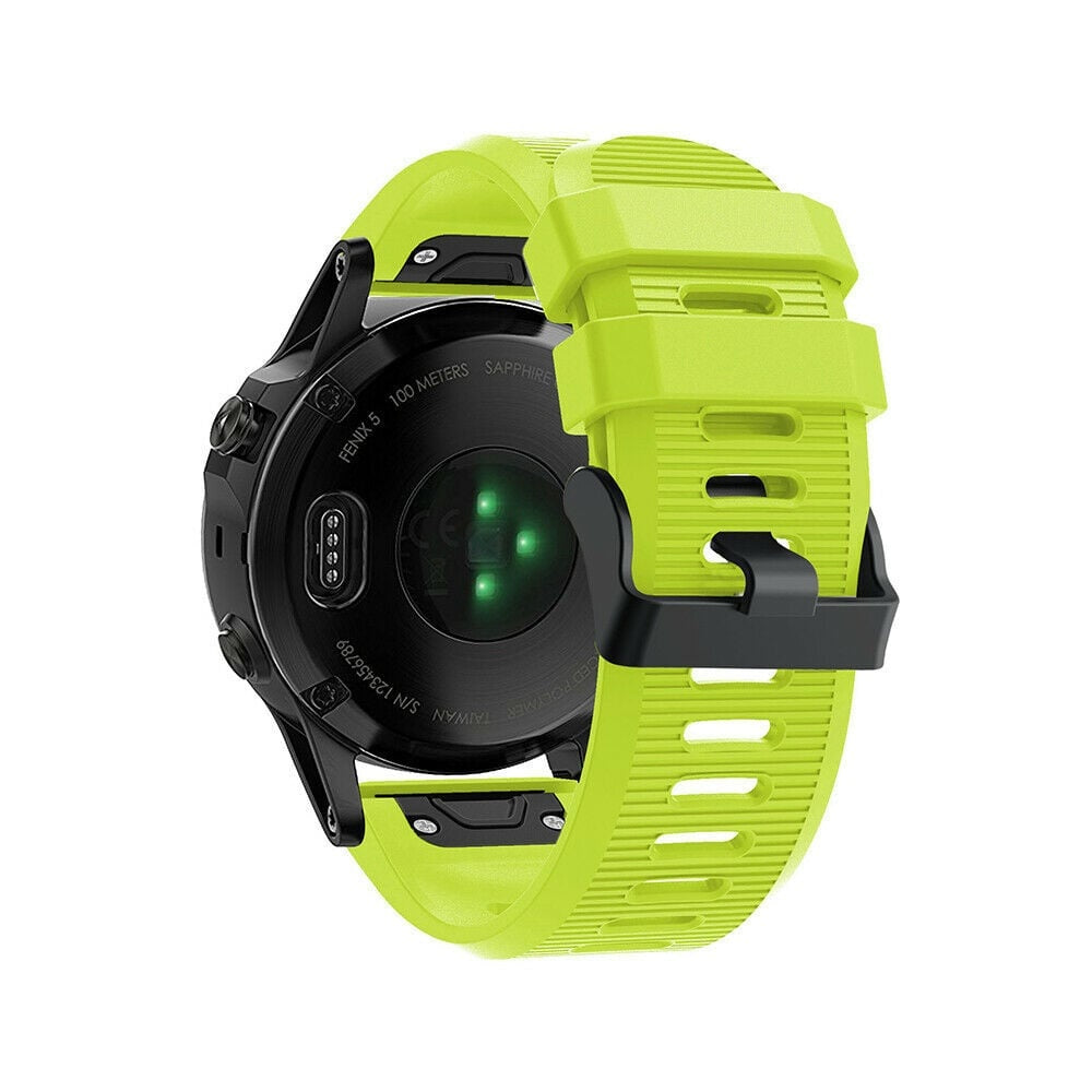Garmin Tactix 7 siliconen bandje (lichtgroen)