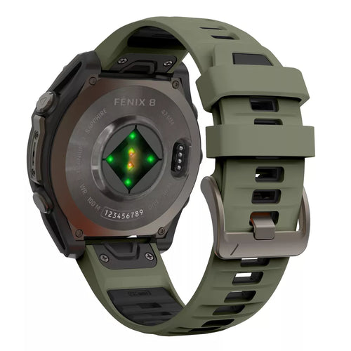 Amazfit T-Rex Ultra 2 sport gesp band (olijfgroen/zwart)