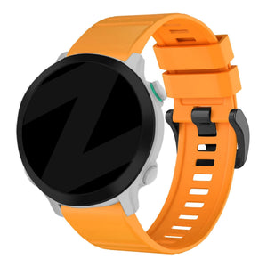 Bandz Garmin Instinct Buckled Silicone Strap (Orange)