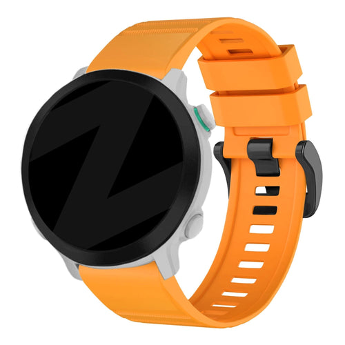 Bandz Garmin Instinct Buckled Silicone Strap (Orange)
