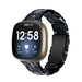 Fitbit Sense resin band (zwart/wit)