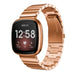 Fitbit Versa 3 Metal Strap (Rose Gold)