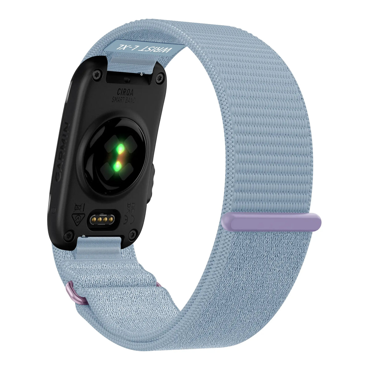 Bandz Garmin Cirqa nylon band 'Classic' (lichtblauw)