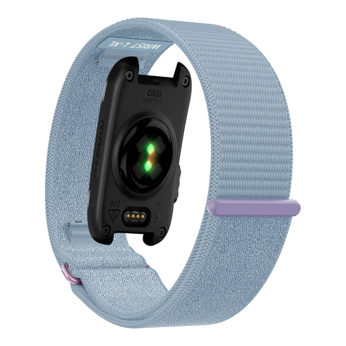 Bandz Garmin Cirqa nylon band 'Classic' (lichtblauw)