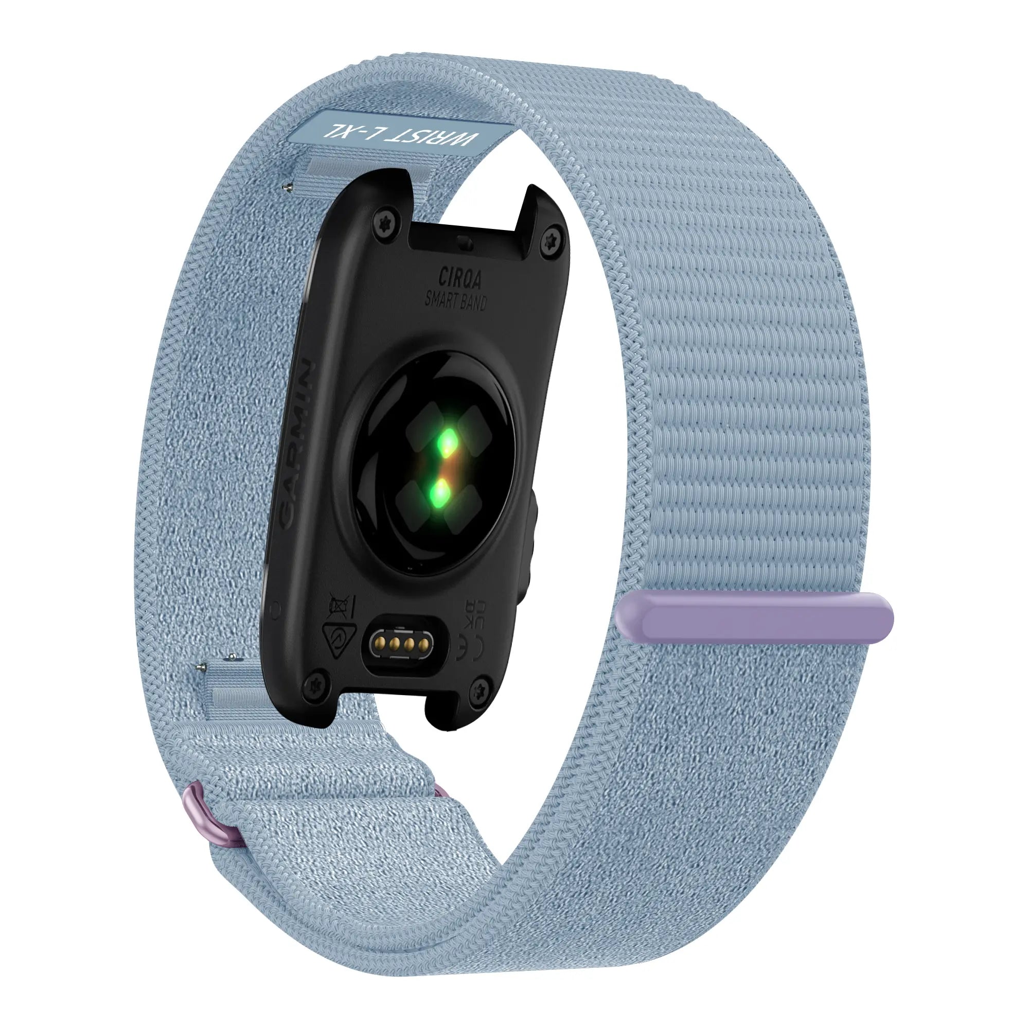 Bandz Garmin Cirqa nylon band 'Classic' (lichtblauw)