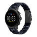 Fossil Gen 5 resin band (zwart/wit)