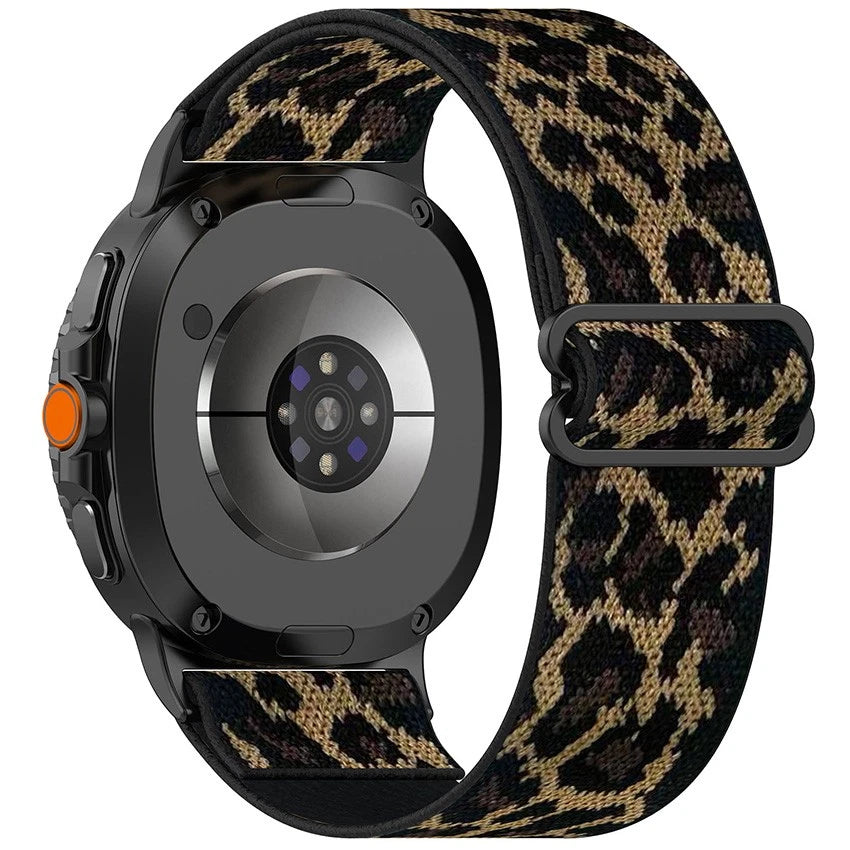 Samsung Galaxy Watch 9 - 40mm elastisch bandje (Leopard)
