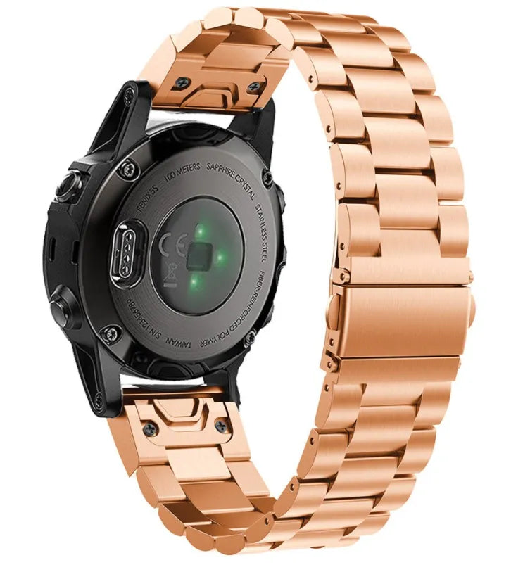 Garmin Descent Mk2S stalen band (rosé goud)